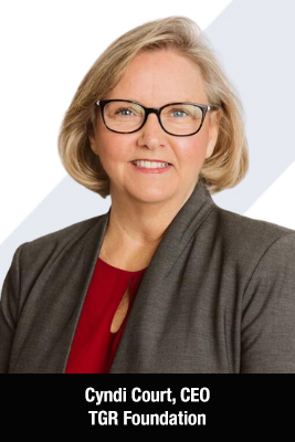 Cyndi Court CEO TGR Foundation