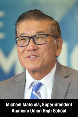 Michael Matsuda Superintendent Anaheim Unigh High School